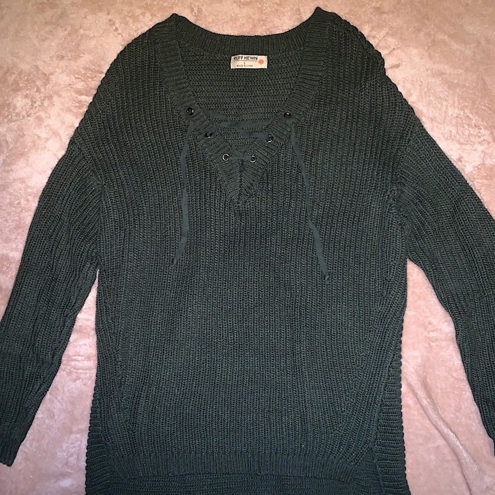 Ruff Hewn Green Sweater